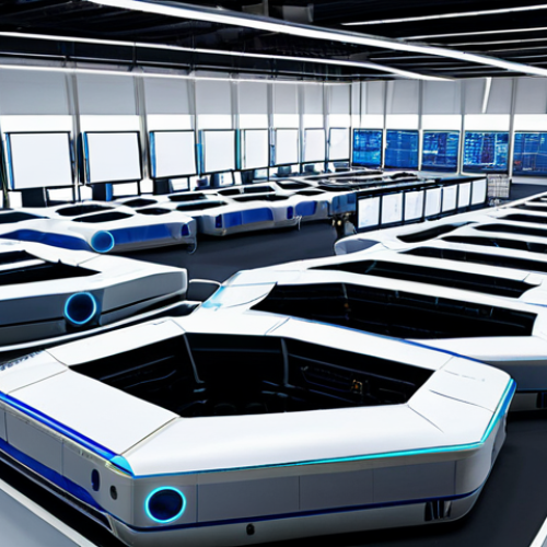 Home 6 A diverse team of professional logistics engineers and data analysts in a modern, automated logistics hub. They are fully clothed in modest business attire, gathered around large, transparent screens displaying real-time supply chain data, predictive analytics, and optimized routes. Autonomous guided vehicles (AGVs) are visible moving efficiently in the background, alongside automated sorting systems. The scene conveys innovation, collaboration, and high-tech efficiency. Perfect anatomy, correct proportions, natural poses, well-formed hands, proper finger count, natural body proportions. Safe for work, appropriate content, professional, family-friendly. High-resolution, professional photography.
