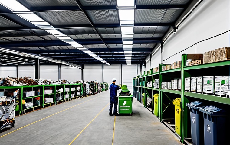 물류기술사와 물류 프로세스 개선 사례 - Modern Warehouse Optimization**

"A bright, high-tech warehouse scene with a Tecnólogo em Logística ...