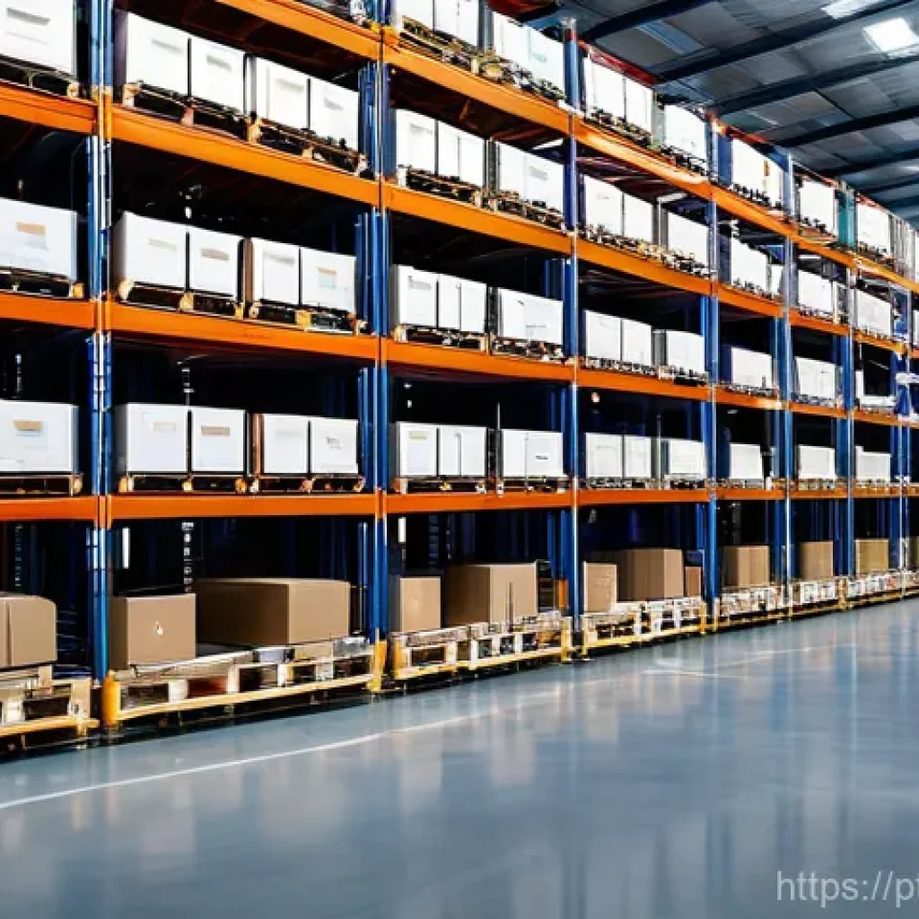 물류기술사와 스마트 물류 기술 사례 - **Prompt: Futuristic Portuguese Smart Warehouse with Cobots**
    "A vibrant, high-tech logistics wa...