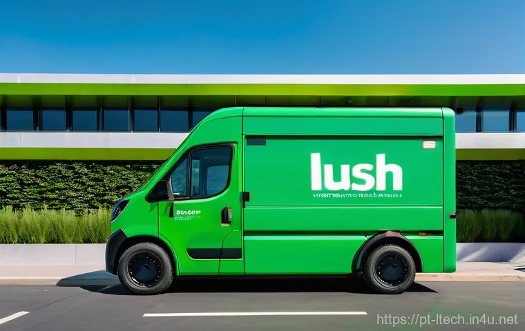 물류기술사와 콜드체인 물류 운영 사례 - **Prompt:** A sleek, modern refrigerated truck (referring to a "camião frigorífico" or "caminhão ref...