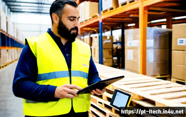 Home 17 물류기술사와 공급업체 관리 전략 - Photorealistic logistics engineering manager and supplier representative in a modern Portuguese dist...
